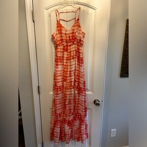 Maxi tye-dye dress
